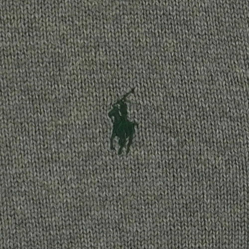 Polo Ralph Lauren Sweater Men's Size Large Olive Green 100% Cotton Crewneck Pony